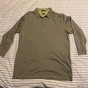 Tiger Woods Nike Long Sleeve Golf Polo